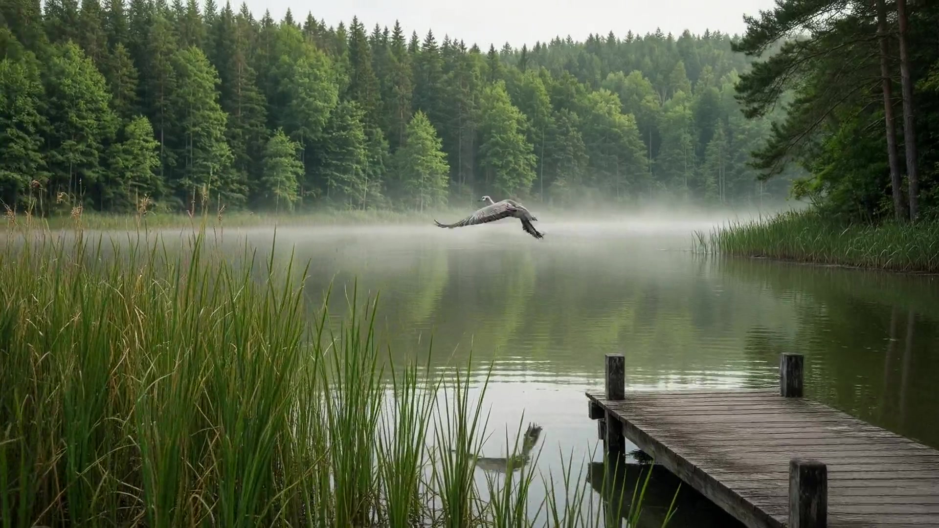 Stille Landschaft in Brandenburg